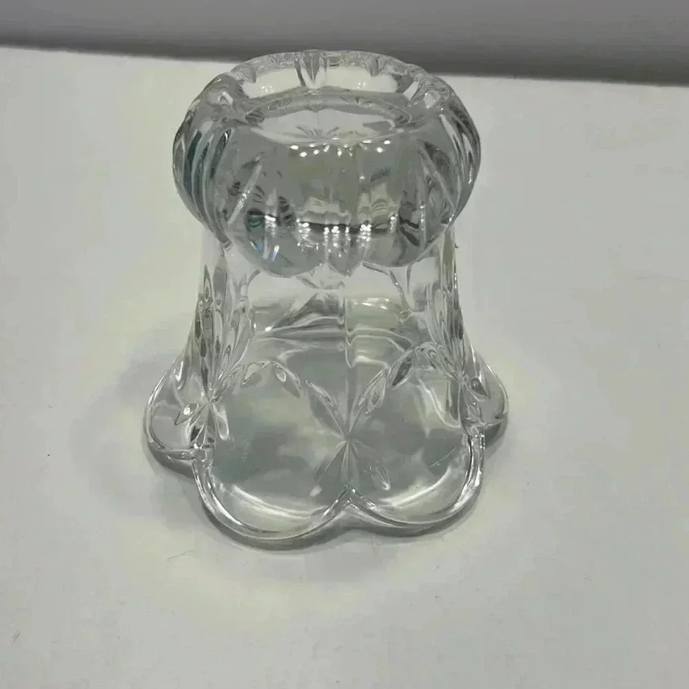Fostoria 24% lead crystal bud vase / toothpick holder made in‎ Germany